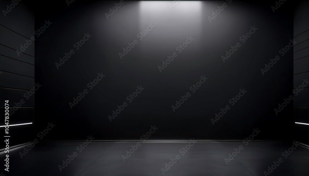 Dark empty room background with floor that can be placed in the middle of the product, Wallpaper. Show off Dark empty room background with floor that can be placed in the middle of the product, Wallpaper. Show off