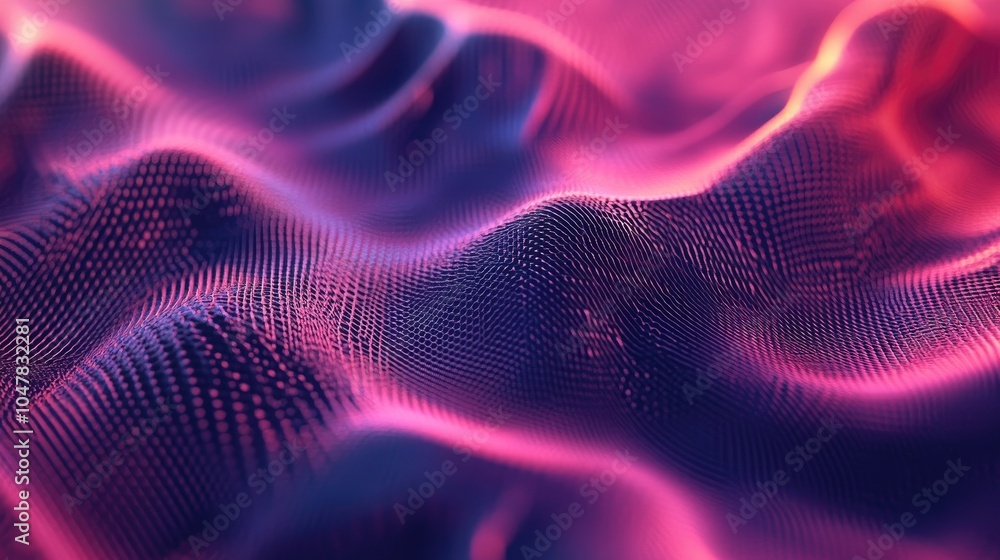 Abstract Pink and Purple Wavy Pattern with Dotted Texture Abstract Pink and Purple Wavy Pattern with Dotted Texture