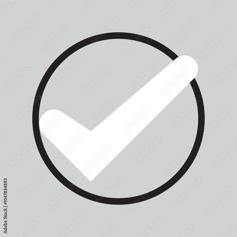 check mark icon vector illustration. check icon. check mark and Tick symbol icon. flat style design icon. vector illustration. check mark icon vector illustration. check icon. check mark and Tick symbol icon. flat style design icon. vector illustration.