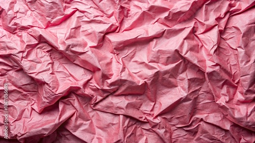 Wallpaper Mural Crumpled pink eco-paper with unique texture for sustainable packaging , eco-friendly, natural, material, packaging Torontodigital.ca