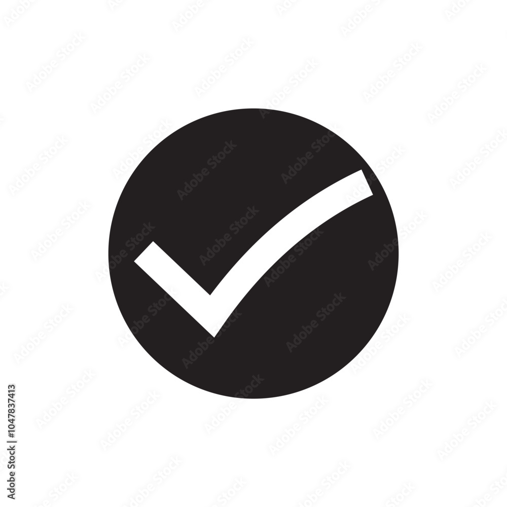 check mark icon vector illustration. check icon. check mark and Tick symbol icon. flat style design icon. vector illustration. check mark icon vector illustration. check icon. check mark and Tick symbol icon. flat style design icon. vector illustration.