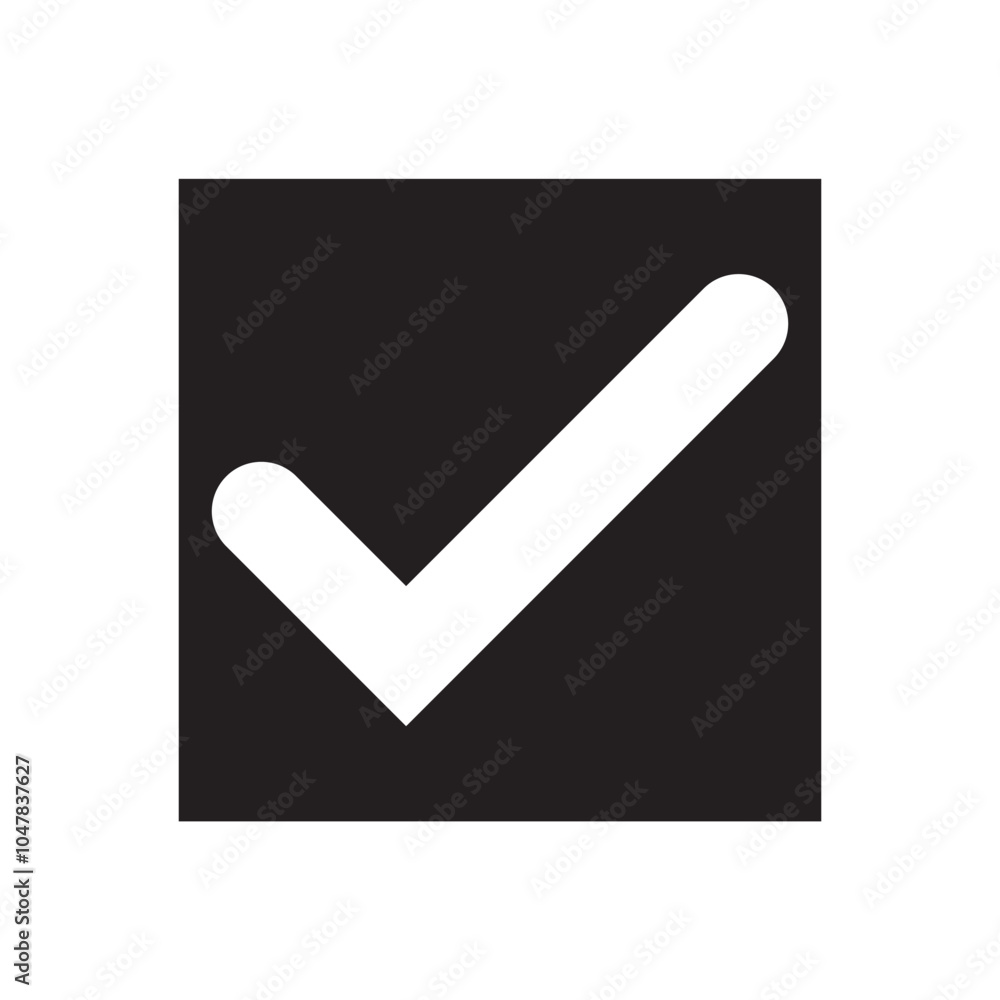 check mark icon vector illustration. check icon. check mark and Tick symbol icon. flat style design icon. vector illustration. check mark icon vector illustration. check icon. check mark and Tick symbol icon. flat style design icon. vector illustration.
