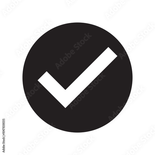 Free Download check mark icon vector illustration. check icon. check mark and Tick symbol icon. flat style design icon. vector illustration. - GFXLoad