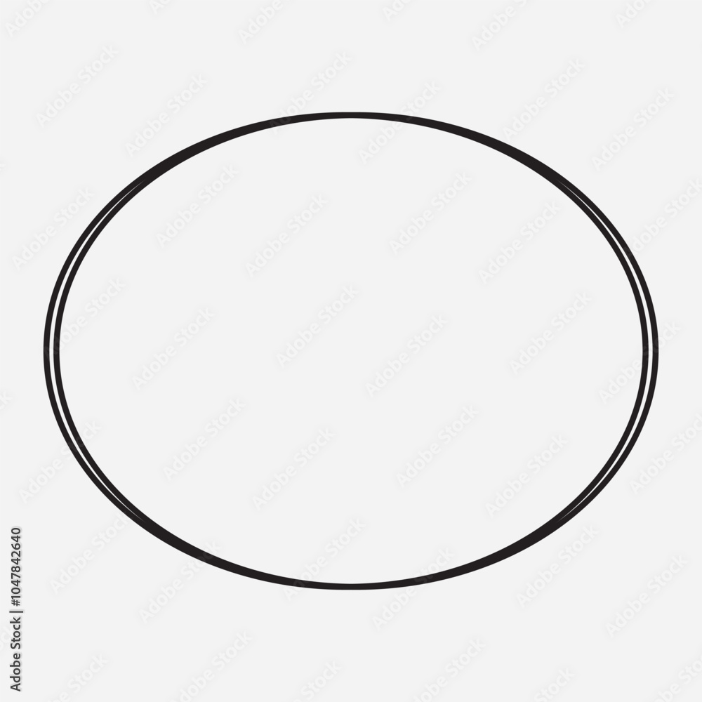 Hand drawn and pen draw circle and Round line icon. Flat style isolated on white background. Handwritten circle vector illustration. Hand drawn and pen draw circle and Round line icon. Flat style isolated on white background. Handwritten circle vector illustration.