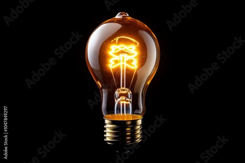 A single light bulb glowing in the dark, representing the moment of inspiration to take action