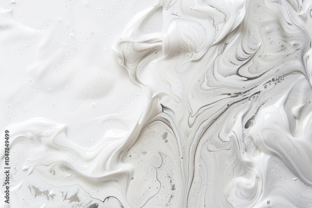 Abstract white fluid art marble paint texture background Abstract white fluid art marble paint texture background