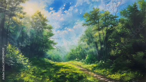 Oil painting