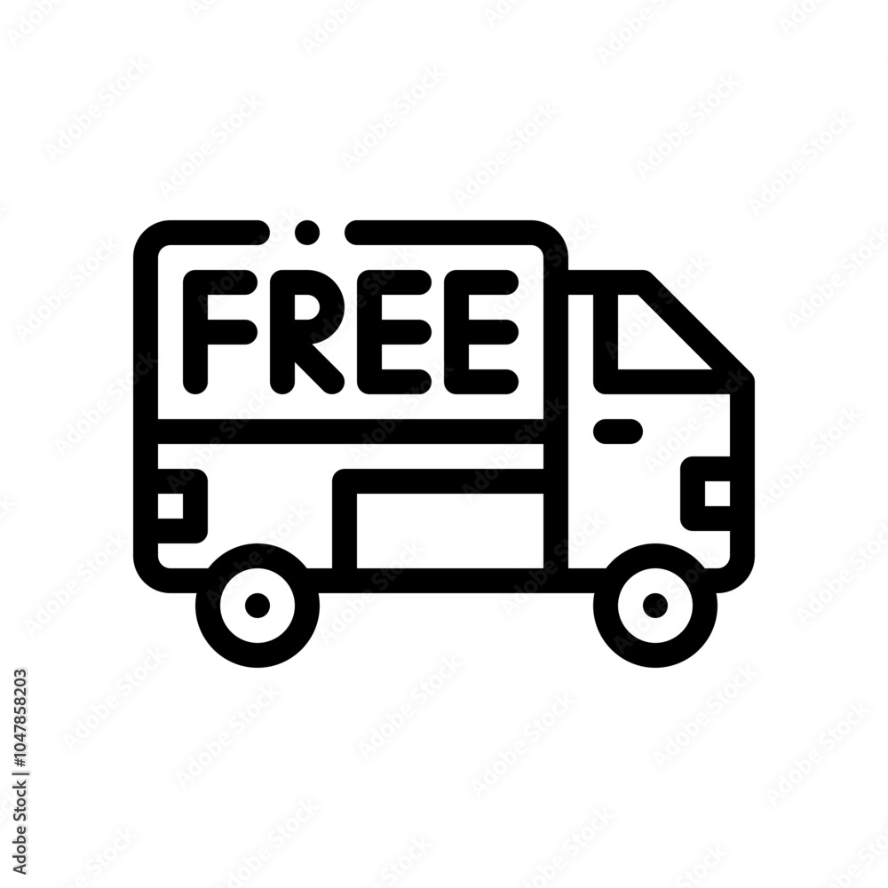 free shipping icon line icon free shipping icon line icon