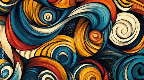 Abstract Swirls and Patterns