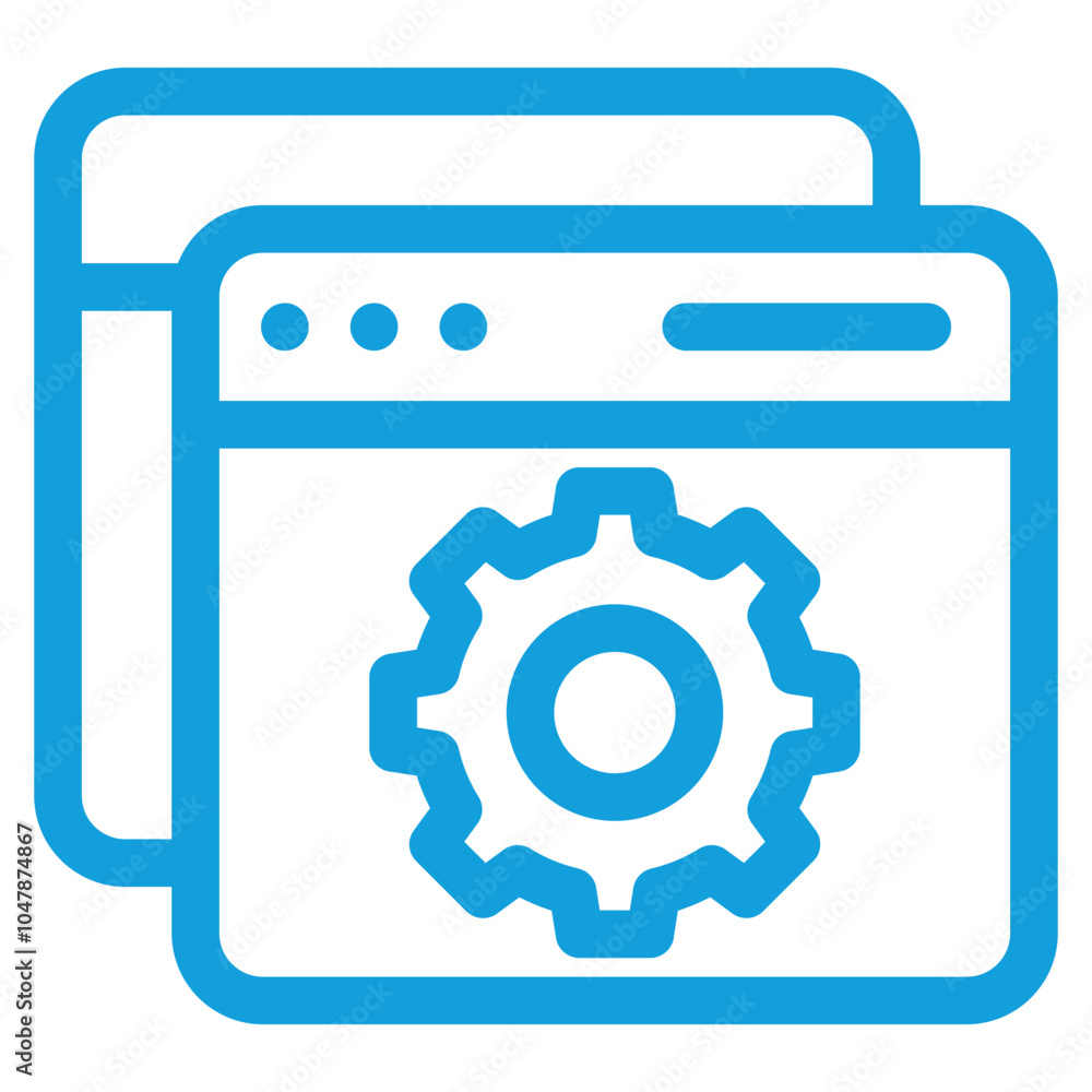 Browser Setting Icon Element For Design Browser Setting Icon Element For Design