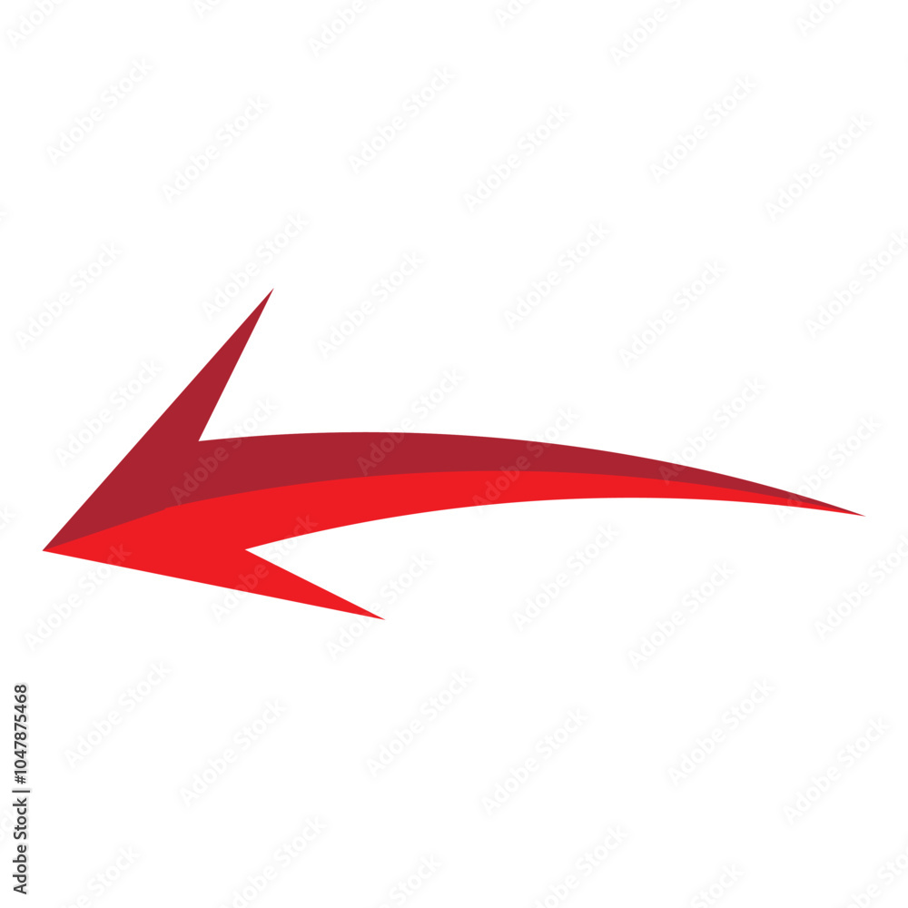 Curved arrow. Curved arrow icon. curved arrow vector isolated on white background. vector illustration. Curved arrow. Curved arrow icon. curved arrow vector isolated on white background. vector illustration.