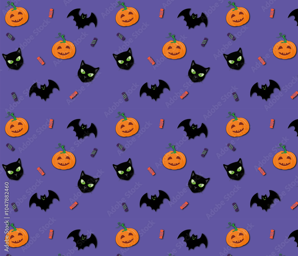 halloween seamless pattern halloween seamless pattern