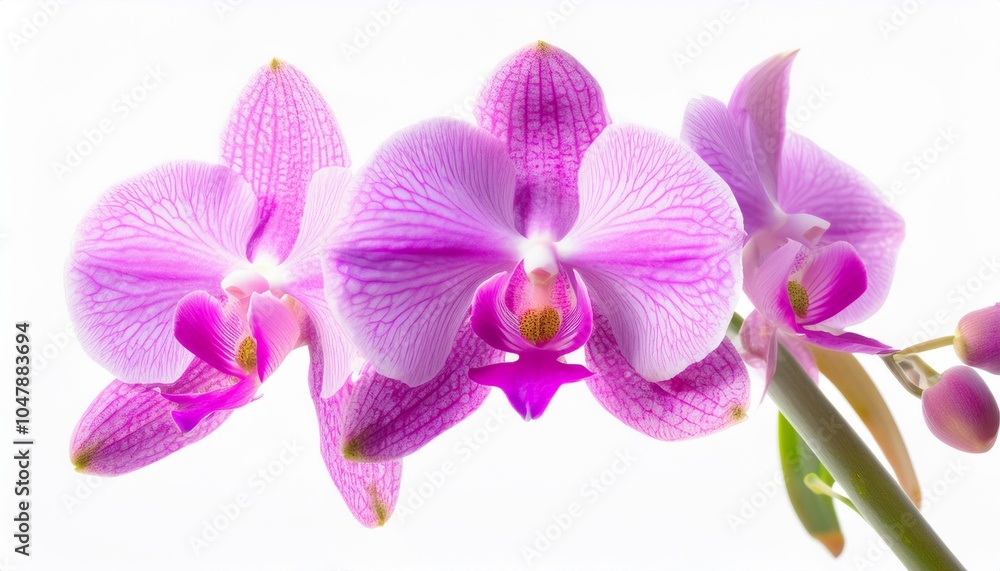 Orchid on white background isolated. Beautiful flower. Orchid on white background isolated. Beautiful flower.