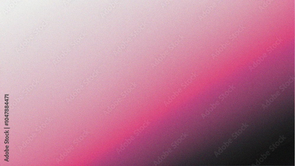 Fototapeta premium Pink grainy banner background noisy color gradient dark texture poster header cover backdrop design