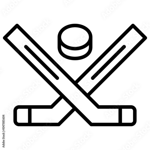 Ice Hockey Icon