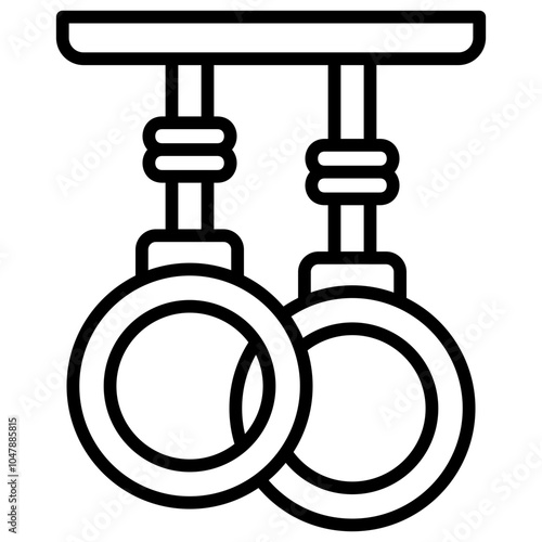 Gymnastic Rings Icon
