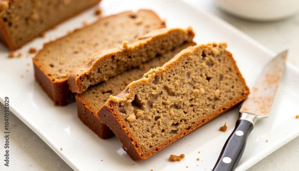 Deliciously baked bread ready to be savored Deliciously baked bread ready to be savored