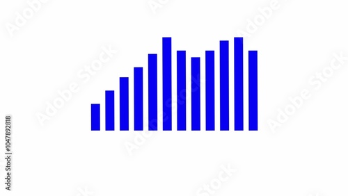 Free Download Stock market growth graph. Bar chart for growing business progress by month. . business graph showing business success isolate on black, Falling Graphs, Crypto Trends, and Profit Margin	 - GFXLoad
