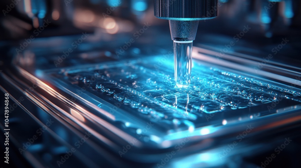 High-Tech Manufacturing Process High-Tech Manufacturing Process