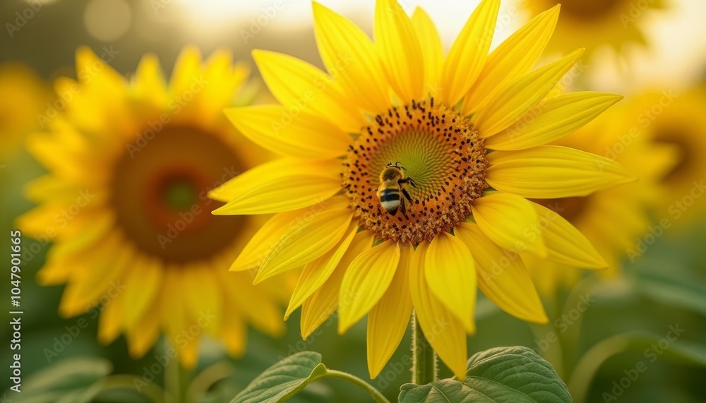 Buzzing with life A bees favorite flower Buzzing with life A bees favorite flower