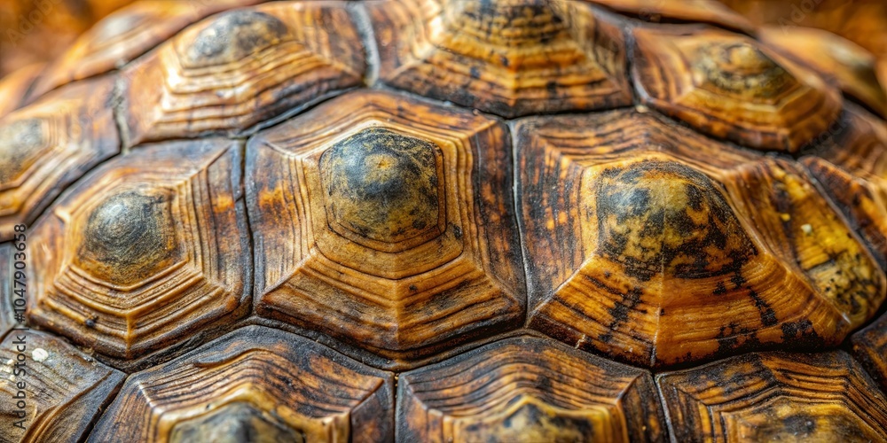 A Close-Up View of a Turtle's Shell, Revealing the Intricate Patterns and Textures of Its Protective Armor A Close-Up View of a Turtle's Shell, Revealing the Intricate Patterns and Textures of Its Protective Armor