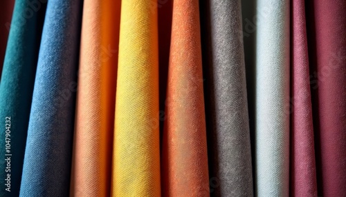  Vibrant fabric swatches in a rainbow of colors