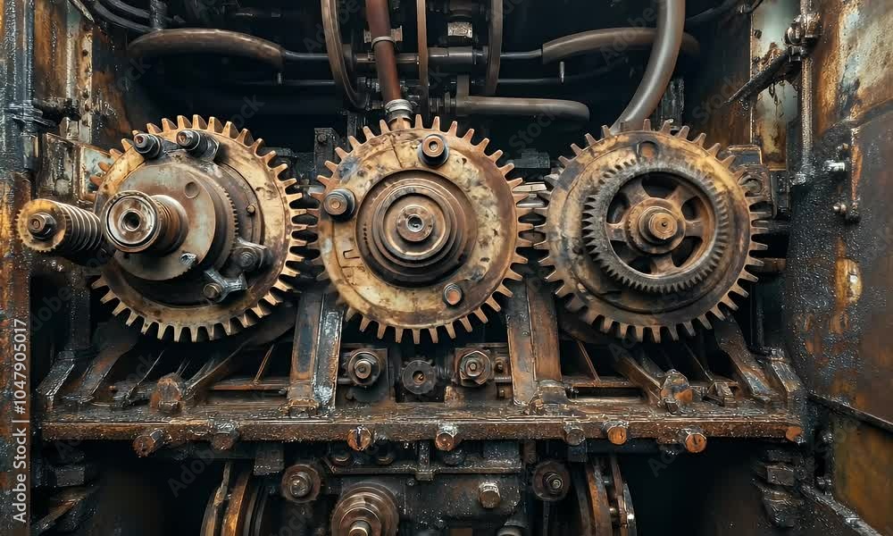 Close-up of rusty industrial gears showcasing mechanical components and engineering design. Close-up of rusty industrial gears showcasing mechanical components and engineering design.