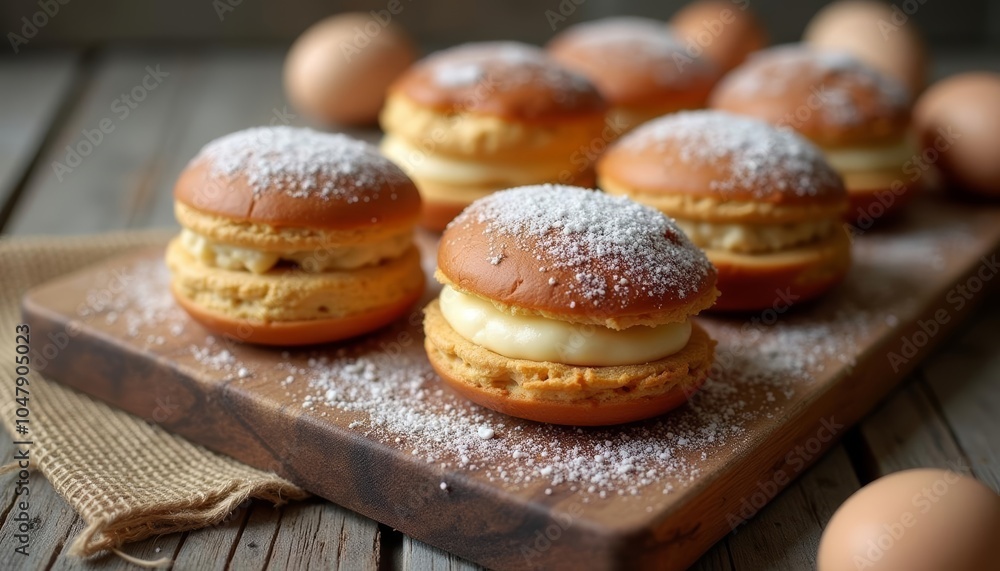 Delicious mini egg sandwiches perfect for brunch Delicious mini egg sandwiches perfect for brunch