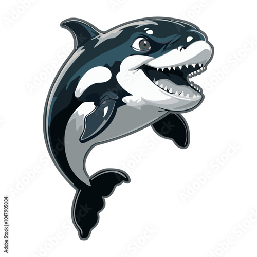 funny cartoon killer whale2 photo