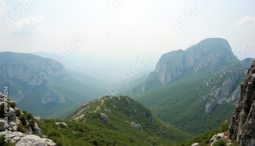  Majestic mountain vista a serene escape from the world