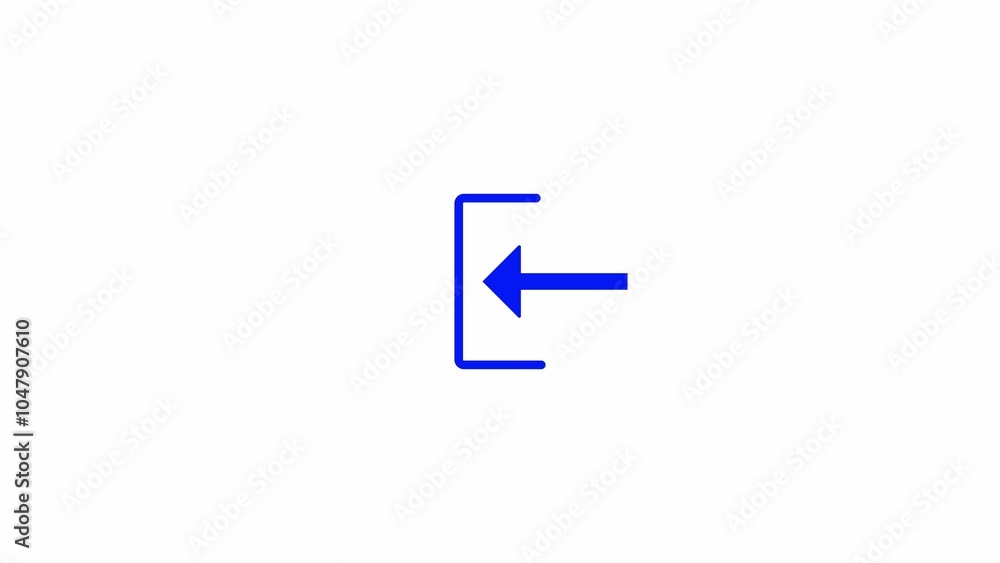 Loading Icon With Technology Glitch. Arrow move in to line and download flat icon. Loading Icon With Technology Glitch. Arrow move in to line and download flat icon.