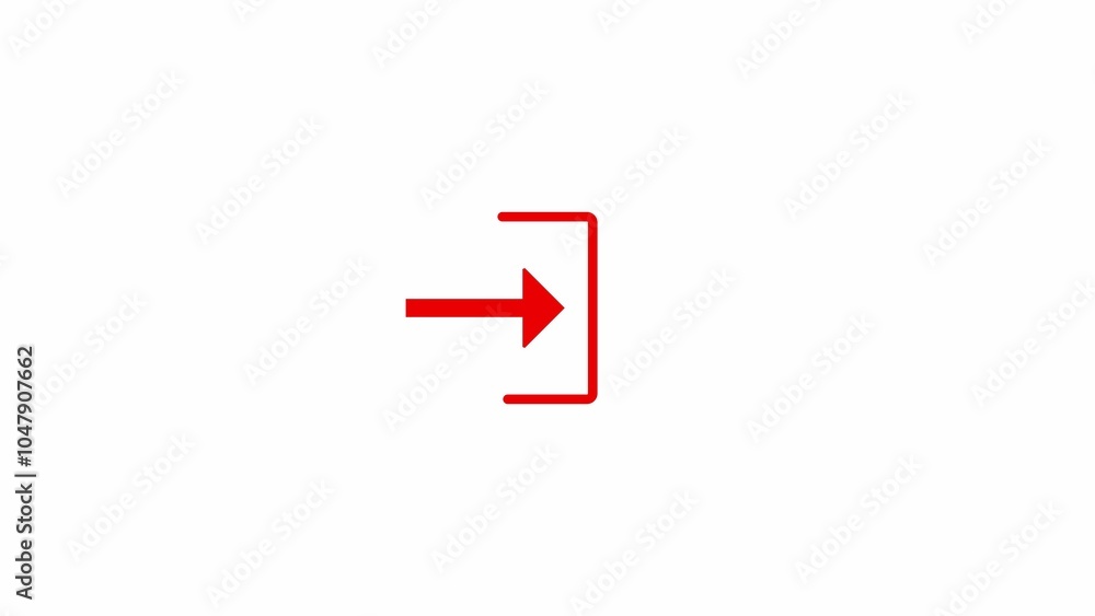 Loading Icon With Technology Glitch. Arrow move in to line and download flat icon. Loading Icon With Technology Glitch. Arrow move in to line and download flat icon.