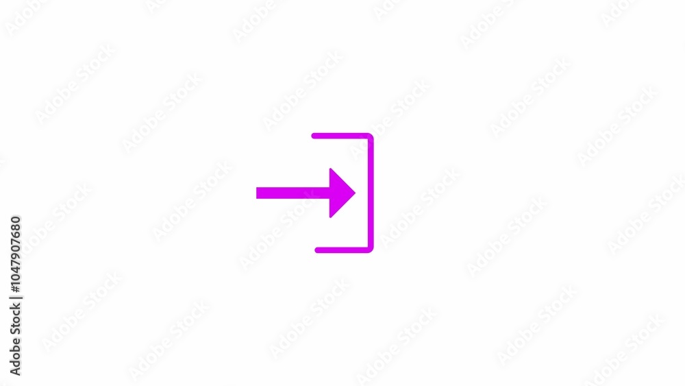 Loading Icon With Technology Glitch. Arrow move in to line and download flat icon. Loading Icon With Technology Glitch. Arrow move in to line and download flat icon.