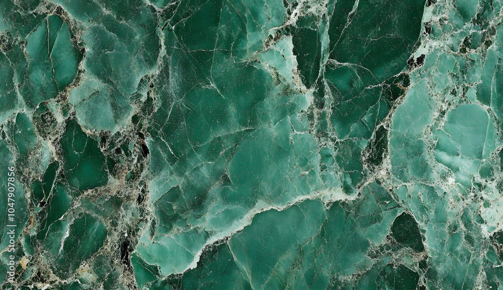 Fototapeta premium Seamless Green Marble Texture for Elegant Backgrounds