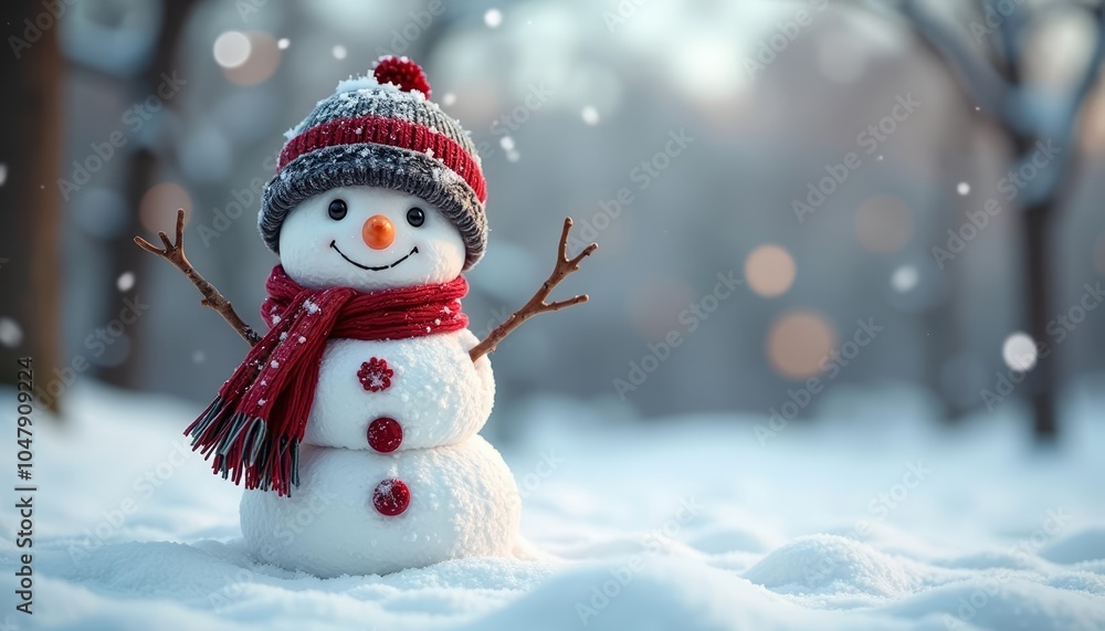 Fototapeta premium Warm smiles in the winter chill