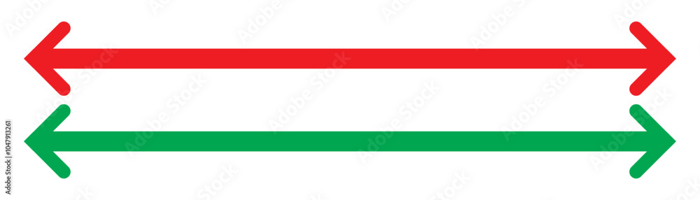 Double arrows icon. Two side arrows icon symbol. left and right long arrows icon. Double arrows icon isolated on white background. vector illustration. Double arrows icon. Two side arrows icon symbol. left and right long arrows icon. Double arrows icon isolated on white background. vector illustration.
