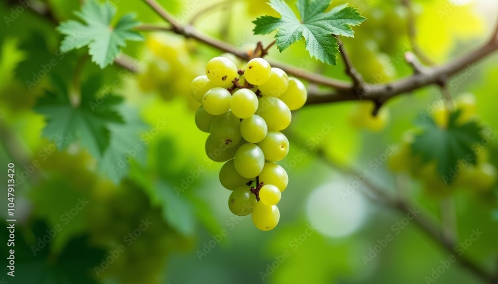 Bountiful harvest of fresh green grapes Bountiful harvest of fresh green grapes