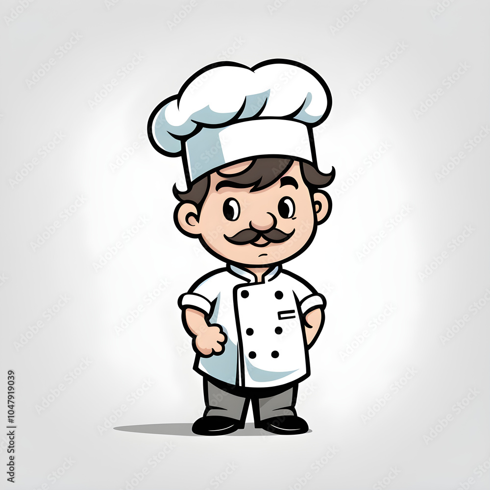illustration of a chef illustration of a chef