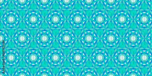 Cool Kaleidoscope: Geometric Pattern