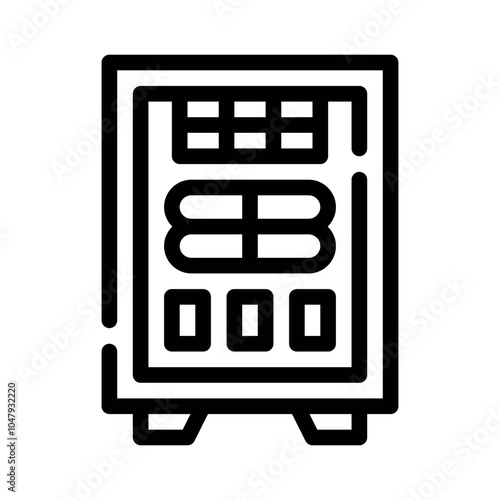 Portable Unit line icon