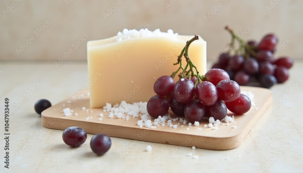 Savor the simple pleasures fresh grapes a candle and a touch of elegance Savor the simple pleasures fresh grapes a candle and a touch of elegance