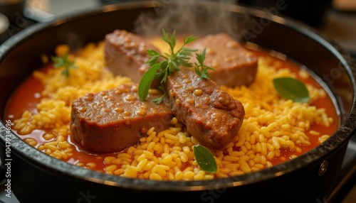  Deliciously hearty meal ready to be savored