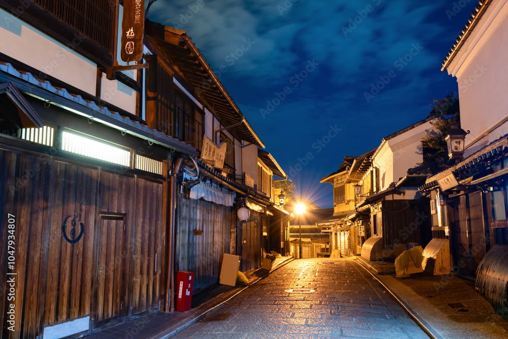 Fototapeta premium 京都祇園の夜景(産寧坂)