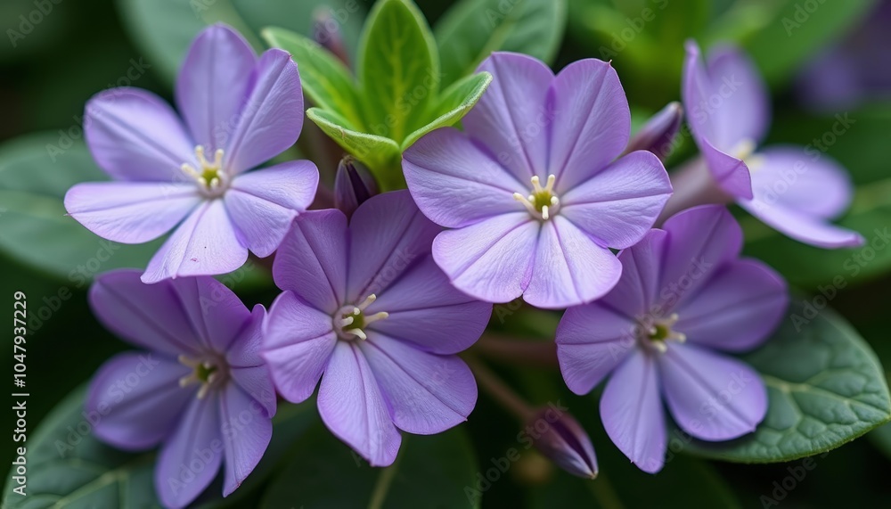 Obraz premium Vibrant purple flowers in bloom