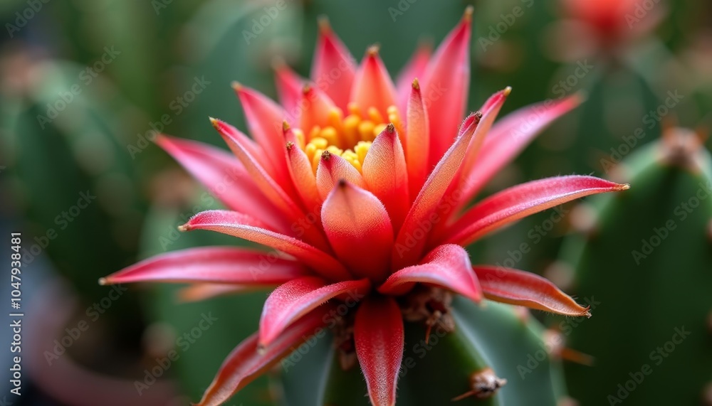 Fototapeta premium Vibrant bloom of a desert flower