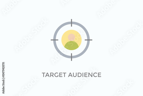 Target Audience Vector Icon Or Logo Illustration