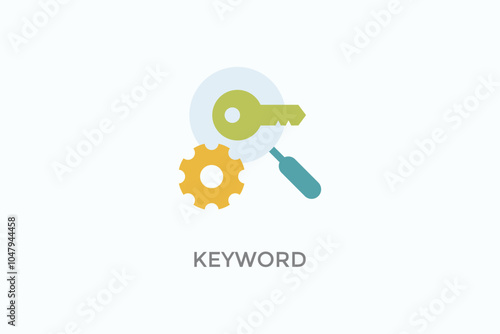 Keyword Vector Icon Or Logo Illustration