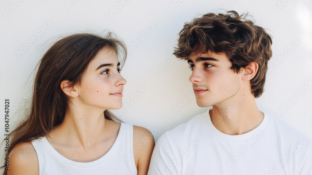 Young Couple Gazing at Each Other Young Couple Gazing at Each Other