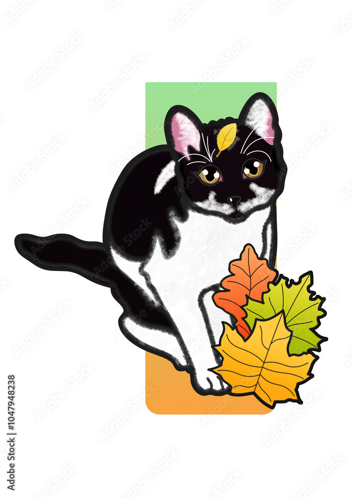 Autumn cat Autumn cat