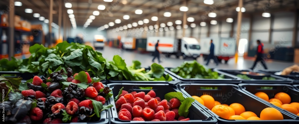 Warehouse: Fresh Produce Distribution, Logistics, Food Industry Warehouse: Fresh Produce Distribution, Logistics, Food Industry